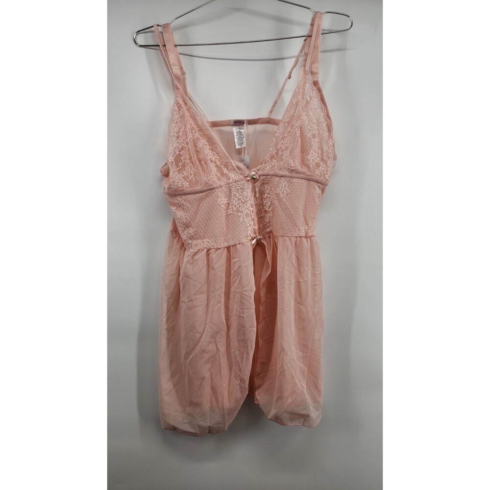 Adore Me Women's 1X Pink Stevie Unlined Babydoll Sleepwear NWT